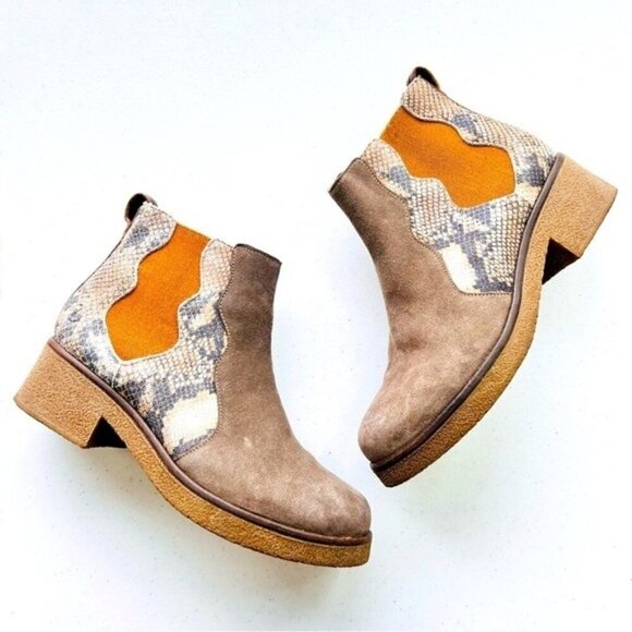 Casta Western Snake Skin Boots 38 - Picture 1 of 7